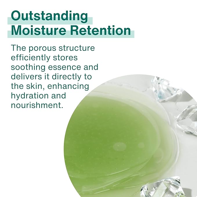 MANIA HOLIC Cheek Patch - Hydrogel Facial Toner Pads for Hydrating and Cooling Flushed Skin with Green Tea and CICA, Moisturizing Korean Skincare, 6.34 fl oz. (60 count)