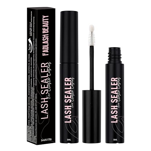 Lash Seal for Lash Clusters 5ml Portable DIY Lash Sealant for Extended Lash Adhesion Waterproof Overnight Lash Sealer with Long-Lasting Hold, Clear