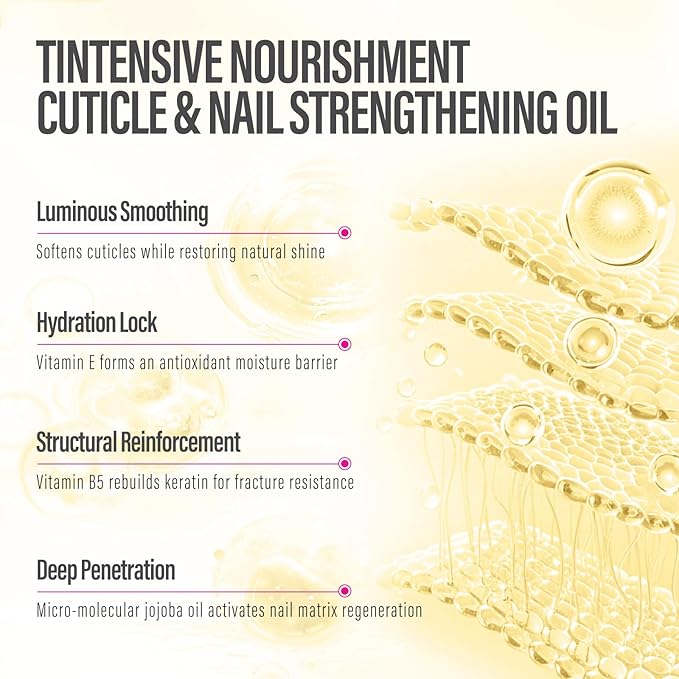 CHUCHU Vegan Cuticle Oil for Nails: Orange Jojoba Nail Cuticle Oil with Vitamin B & E for Moisturizes Cuticle and Nail's Skin - Prevents Hangnails and Chapped 15ML