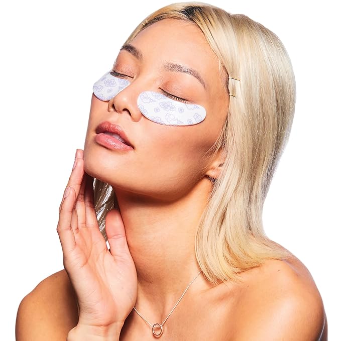 Pacifica Reusable Mask – Under Eye Mask Silicone Face Mask for Fine Lines & Dark Circles, Pair with Serum, Storage Tin Included, Vegan & Cruelty-Free, 2 Pieces