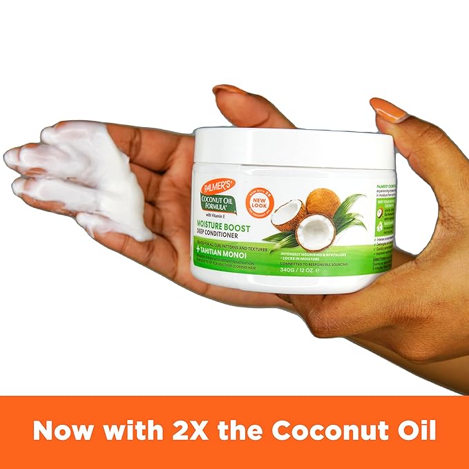 Palmer's Coconut Oil Formula Moisture Boost Deep Hair Conditioner, 12 Fl Oz | Palmer's