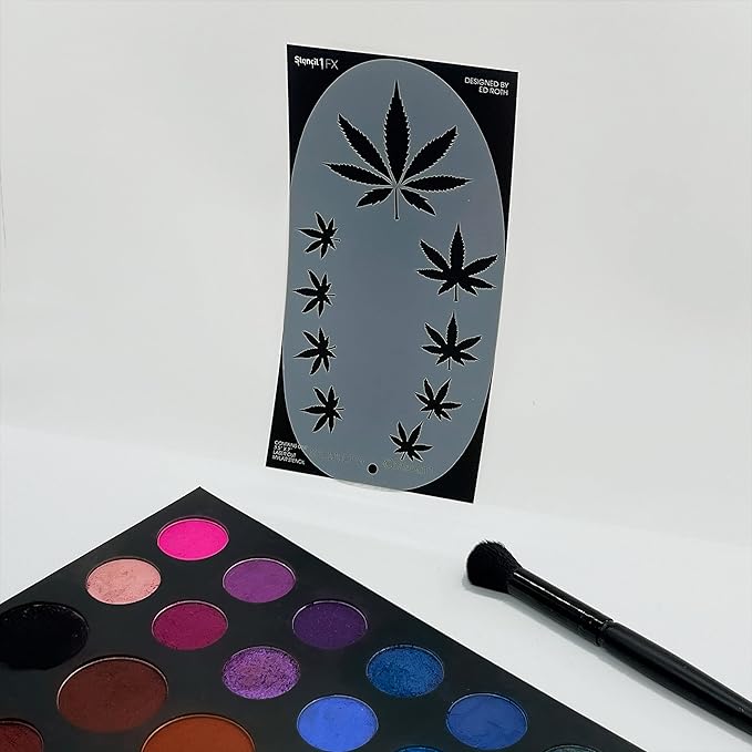 Stencil1FX Mary Jane Makeup Stencil Quality Reusable Stencils for Costumes, Dress Up, Halloween, Cosplay, Face Painting, Raves, Festivals, Parades, Parties, Parades, Parties