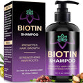 Biotin Hair Growth Shampoo, Hair Loss Shampoo for Thinning Hair for Women & Men, Strengthen Roots, Control Oil & Thicken Thin Hair, Sulfate-Free for All Hair Types, 10.1 Fl Oz-Fresh