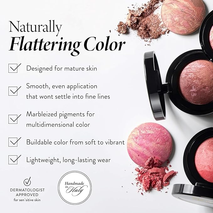 LAURA GELLER NEW YORK Baked Blush-n-Brighten Baked to Go - Ethereal Rose - Travel Size Blush