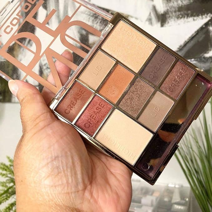 L.A. COLORS Color Block Eyeshadow, Nude CES135 (Pack of 2)