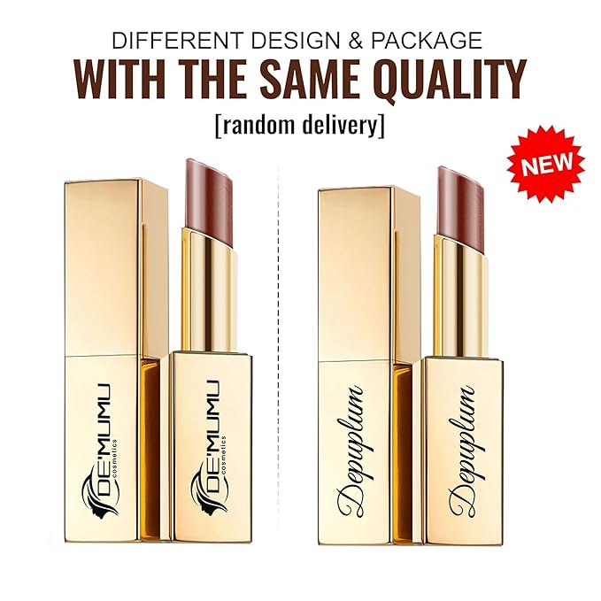 Depuplum Nude Lipstick Moisturizing for Women Shimmer Tinted Lip Balm Hydrating Nourishing Lip Gloss Vegan& Cruelty Free Lip Makeup, ZG118 Undertone