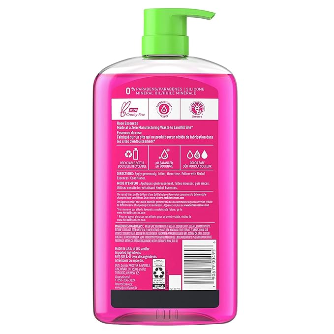 Herbal Essences Shampoo for Colored Hair, Paraben-Free, Color Me Happy, 29.2 fl oz