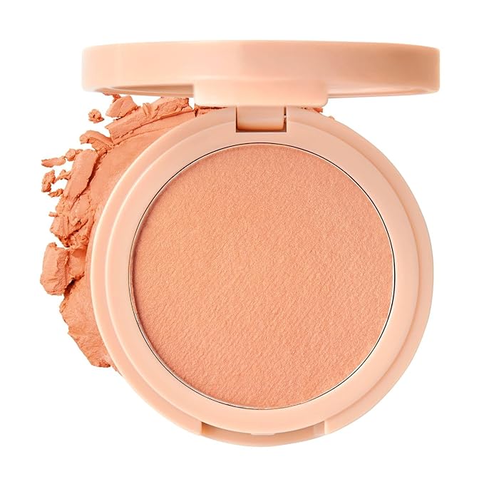 All Over Blusher - Multi-Use Cream Jelly Blush for Eyes & Cheeks Easy Blend and Buildable Texture with Shimmery Pearls Transparent Natural Finish Korean Face Makeup (12 MARMALADE, 0.17 oz)