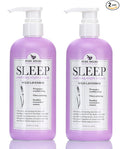Pure Relief Lavender Sleep Body Lotion Shea Butter + Coconut Oil Body Cream Skin Care Moisturizer To Promote Better Rest W/Natural Soothing Herbal Extracts, Aromatherapy Night Cream, 16 Oz (2-Pack)