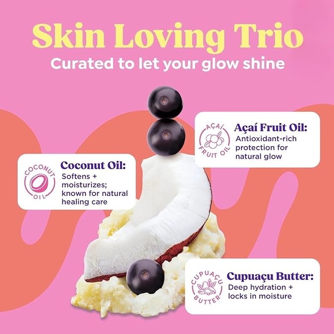 PDC Brands Sunryz Limited Edition Summer Scented Body Wash and Whipped Body Cream Duo, Petal Splash, 12 FL OZ Body Wash, 8 OZ Body Cream, 2 Piece Set