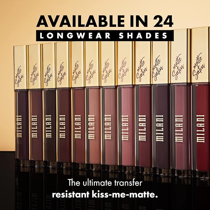 Milani Amore Matte Lip Crème - Covet (0.22 Fl. Oz.) Cruelty-Free Nourishing Lip Gloss with a Full Matte Finish