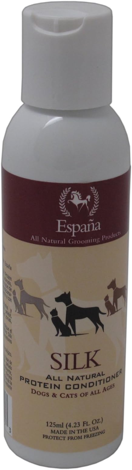 Espana Silk ESP1000DC Specially Formulated Silk Protein Conditioner for Dogs and Cats, 4.23-Ounce