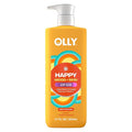 OLLY Exfoliating Body Wash Happy Mood + Skin jojoba beads, pineapple enzymes & vitamin C to exfoliate and reveal softer, glowing skin 17 Fl Oz