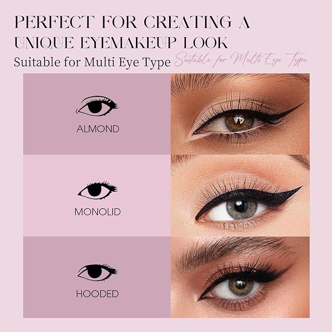 FADLASH Waterproof Eyeliner Liquid, Blue Ink Matte Eye Liner,Smooth & Dry Quickly Eye Pen Smudge-Proof, Long-Lasting Natural Look, Not Prone, Highly Pigmented, Vegan (0.6 ml)