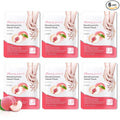 Hydrating Hand Masks, 6PCS Hand Mask Moisturizing Gloves for Men Women, Smooth Long Lasting Soft Exfoliating Hand Peeling Spa Mask Moisturizer Beauty Gift Set for Dry Cracked Rough Dull Hands（G)