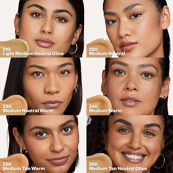 Kosas Revealer Liquid Foundation SPF 25 – Medium Buildable Coverage, Hydrating Natural Glow Finish, Medium Neutral Warm 230