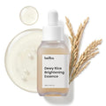 Dewy Rice Glow Serum Korean Serum for Face - K-beauty Skincare Rice Brightening Essence - Get Even Tone and Glass Skin - Hydrating, Lightweight, Non-Comedogenic (1 fl.oz)