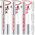 3 Colors Peel Off Lip Liner Stain Kit, Long Lasting Waterproof Lip Tint Stains Makeup Set with Matte Finish for Women, Natural Look, Easy to Use, for All Skin Types, Tweezer Include (#2,3,6)