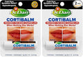 Dr. Dan's Cortibalm - 2 Pack - for Dry Cracked Lips - Healing Lip Balm for Severely Chapped Lips - Designed for Men, Women and Children