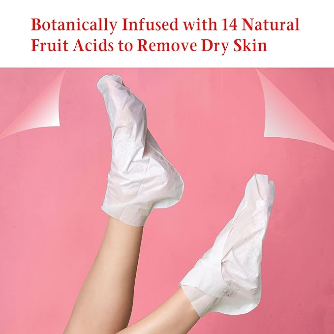 Profoot Heel Rescue Foot Peel Exfoliating Booties with Natural Botanicals, 1 Pair