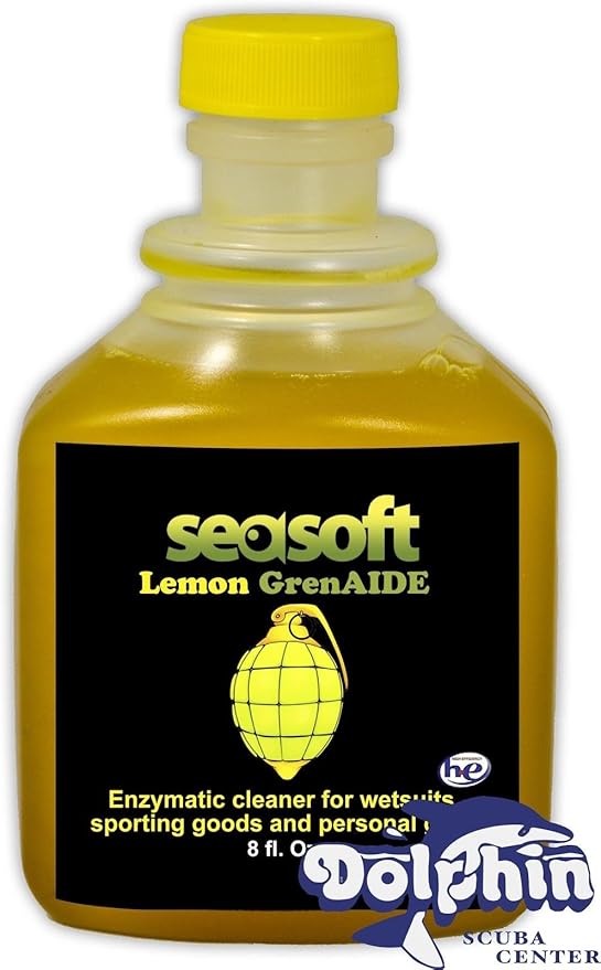 SIXNE Seasoft Lemon GrenAIDE Enzymatic Cleaner - 8 oz.
