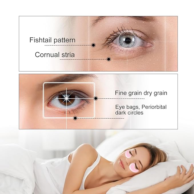 Instalift PDRN & Collagen Eye Patches,Under Eye Patches with Hyaluronic Acid & Collagen, Deeply Hydrating Patches for Puffy Eyes and Dark Circles(8 Pairs Each)(1 PCS)