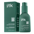 ITK Skincare 2-in-1 Milk-To-Foam Gentle Cleanser - Effective Face Wash + Makeup Remover with Vitamin B5, Pineapple + Coconut Enzymes for Radiant Skin - Cleanse, Remove Excess Makeup + Moisturize Skin