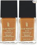 Black Radiance Color Perfect Liquid Full Coverage Foundation Makeup, Allspice, 1 Ounce (Pack of 2)