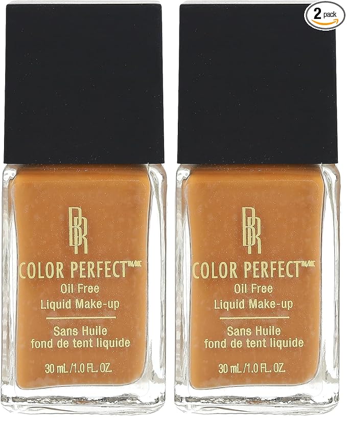 Black Radiance Color Perfect Liquid Full Coverage Foundation Makeup, Allspice, 1 Ounce (Pack of 2)