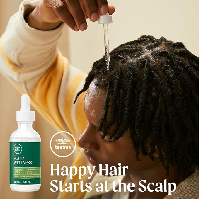 Tea Tree Scalp Wellness Dry Scalp Serum, Daily Dryness Relief, For Dry Hair + Scalps, 1.85 fl. oz.