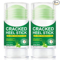 60% Urea Cream with 2% Salicylic Acid & Aloe vera Cracked Heel Stick, Long-lasting Moisture, Repair Cracked Heels, Deep Moisturizing Heel Balm with Aloe Vera, Coconut Oil, Tea Tree Oil, 1.41 oz / 2PCS