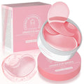 Under Eye Patches Masks - for Fine Lines with Collagen and Hyaluronic Acid, Dark Circles,Eye bags,and Fade Wrinkles, puffiness Smoothing Skin Care Treatment for Women and Men, (60 Pcs) Pink