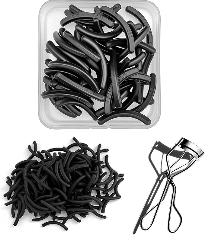 Fit for Tweezerman Eyelash Curler Refills,30Pack Fit for Shiseido Eyelash Curler Refill Pads,Uniseval Rubber Refills Compatible with Tweezerman & Shiseido EyelashCurler.