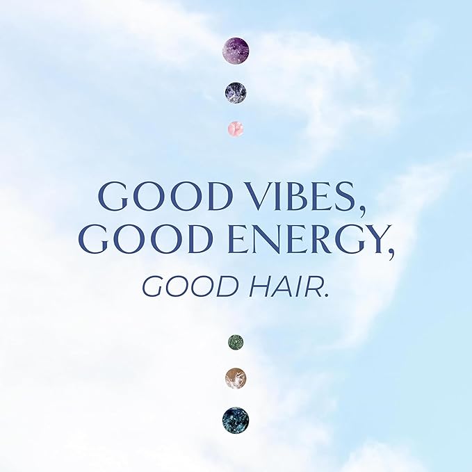 AIIR Amethyst Hair + Energy Refresher Mini - 0.17 Fl Oz Crystal Infused Room and Hair Mist with Rose Water for Positive Energy Cleansing