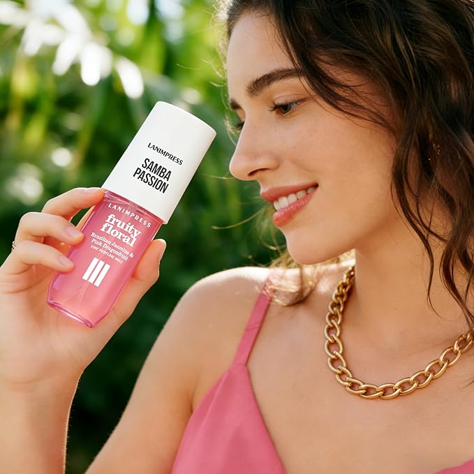 3 FL OZ Hair and Body Fragrance Mist, Eau De Parfum for Women,Sunshine Aroma Perfume No.3, Fruity Floral Scent– With Notes of Pink Dragonfruit,Jasmine, Vanilla,Travel Size Body Spray