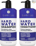 Hard Water Shampoo and Conditioner Set - Sulfate Free Hair Care Products for Women and Men - Moisturizing Treatment with Chelating Properties for a Deep Clean - Remover for Cleansing Mineral Build Up