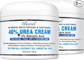Ebanel Urea Cream 40% plus Salicylic Acid 2%, Foot Cream for Dry Cracked Heels Feet Knees Elbows Hands, Foot Dead Skin Cuticle Callus Remover Toenail Softener, Keratolytic Skin Barrier Repair, 2-Pack