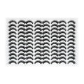 Azenlo False Eyelashes 48 Pairs Faux Mink Lashes 10-18mm Wispy Lashes 3D Fluffy Cat Eye Lashes Pack Bulk Wholesale Strip Long Lashes(style 48-036)