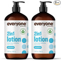 Everyone 2-in-1 Lotion for Hands/Body, 32 ounce (Pack of 2) Unscented made for Men and Women