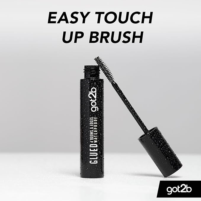 got2b glued for Brows & Edges eyebrow gel, vegan waterproof eyebrow gel, fast drying with no residue or stickiness 16ml