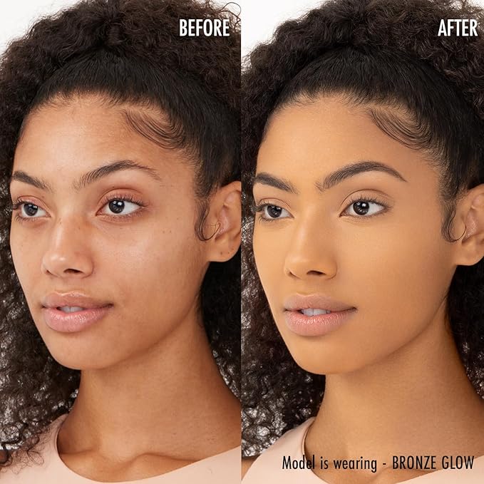 Black Radiance Color Perfect Foundation Stick with Soft Brush Applicator Duo – Buildable, Blendable Versatile Pigment-Rich Formula - Bronze Glow