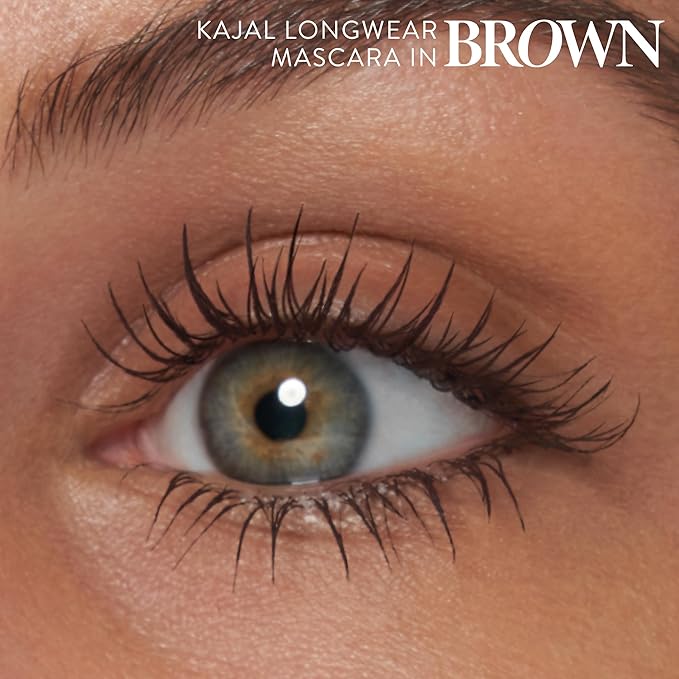 LAURA GELLER NEW YORK Kajal Longwear Mascara – Black and Brown Duo – Volumizing, Lengthening, & Defining Mascara - Buildable, Smudge‑Proof & Flake‑Proof Wear