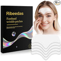12 Pack White Forehead Wrinkle Patches Overnight,Collagen Wrinkle Patche,Apply to the Skin Between the Forehead and Eyes,Reduce Foreheads Wrinkles,Moisturize Facial Care
