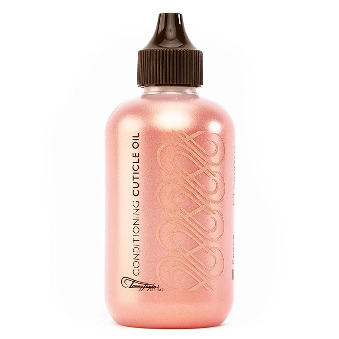 Tammy Taylor Hydrating Nail Cuticle Oil with Cuticle Cream, Peach Cuticle Softener w/Vitamin E, Jojoba Oil, Natural Ingredients & USA Made Professional Nail Growth Oil for Growth & Strength (4 oz)