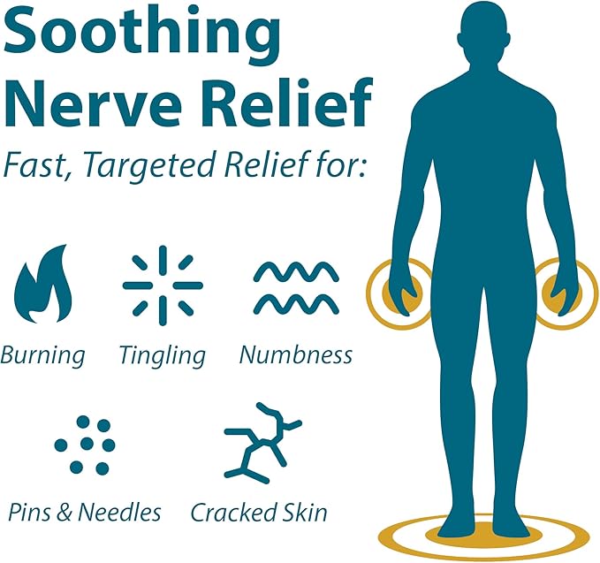 Frankincense & Myrrh Foot Pain Relief Cream - Intensive Foot Therapy Lotion - Diabetic Nerve Pain Relief Cream | Restless Leg Syndrome | Frankincense Essential Oil, 3 Ounce (1-Pack)