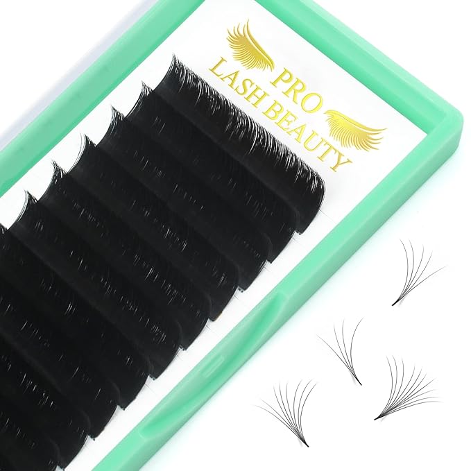 Easy Fan Volume Lashes D-0.05-9-16 Volume Lash Extensions Rapid Blooming Lashes .03 .05 .07 .10 Mega Flowering C D curl(D-0.05,9-16mix)