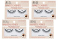 Ardell Naked Lashes Natural 428 with Invisiband - Natural False Eyelashes for Everyday Wear, Comfortable Strip, 4 Pairs