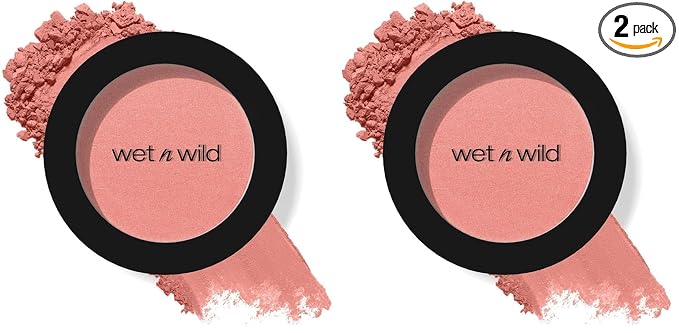 wet n wild Color Icon Blush, Effortless Glow & Seamless Blend infused with Luxuriously Smooth Jojoba Oil, Sheer Finish with a Matte Natural Glow, Cruelty-Free & Vegan - Nudist Society(Packaged)