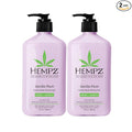 Hempz Limited Edition Vanilla Plum Hydrating Body & Hand Lotion 17 oz (Pack of 2)