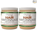 Originals By Africa's Best Hair Mayonnaise Conditioner – 2 Pack (15 oz Jars) – Enriched with Herbal Extracts, Egg Protein & Olive Oil for Deep Conditioning & Repair